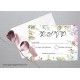 Flower wreath1 RSVP Card