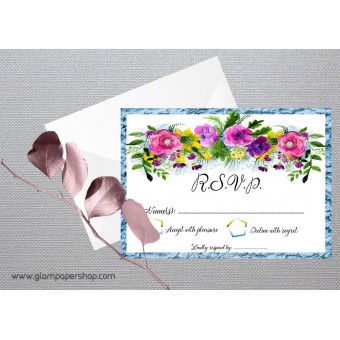 Flowers1 RSVP Card