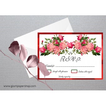Roses1 RSVP Card