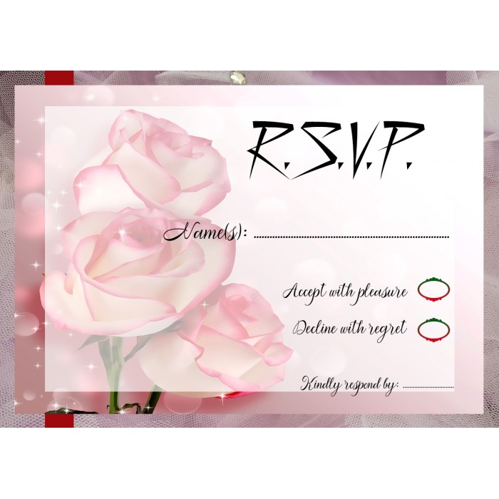 Roses2 RSVP Card