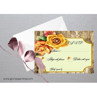 Roses3 RSVP Card