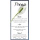 Calla1 Menu Card