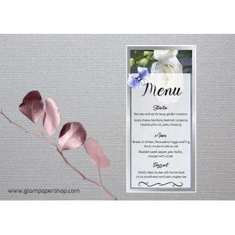 Eustoma1 Menu Card