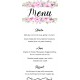 Flower wreath1 Menu Card