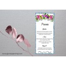 Flowers1 Menu Card