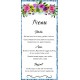 Flowers1 Menu Card