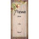 Freesia1 Menu Card