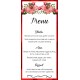 Roses1 Menu Card