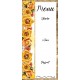 Roses3 Menu Card