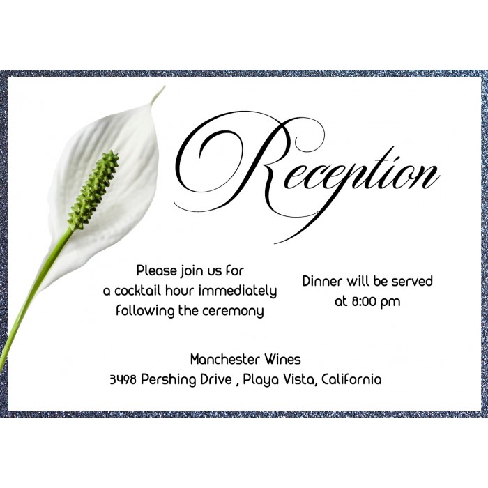 Calla1 Reception Card