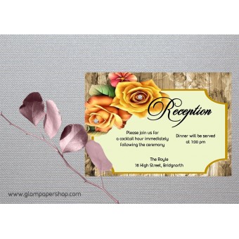 Roses3 Reception Card