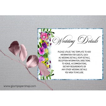 Flowers1 Details Card