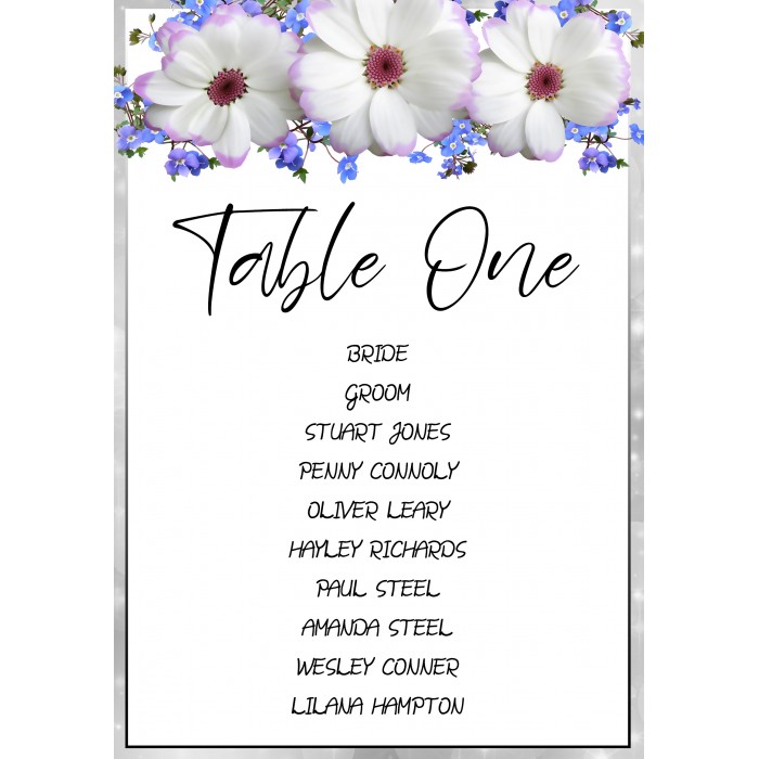 Daisy1 Table Plan