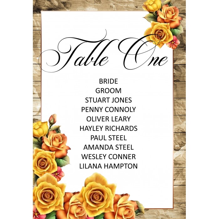 Roses3 Table Plan