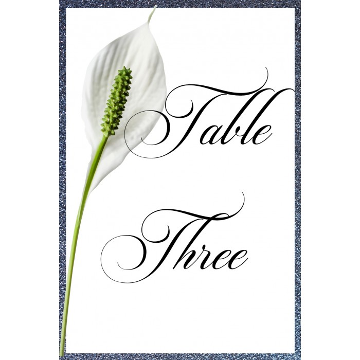 Calla1 Table Number