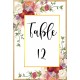 Peony1 Table Number