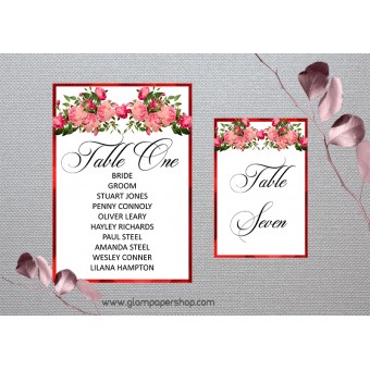 Roses1 Table Number