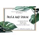 Monstera1 Wedding Invitation
