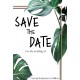 Monstera1 Save the Date Card