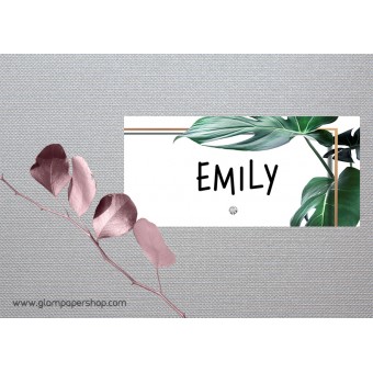 Monstera1 Place Card