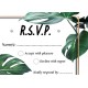 Monstera1 RSVP Card