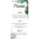 Monstera1 Menu Card