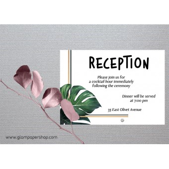 Monstera1 Reception Card