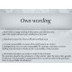 Acacia1 Wedding Invitation + RSVP