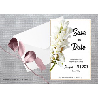 Acacia1 Save the Date Card