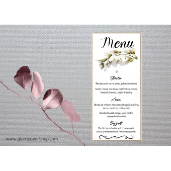 Acacia1 Menu Card