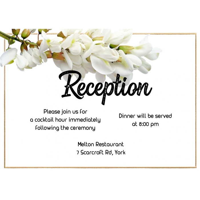 Acacia1 Reception Card
