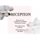 Apple Blossom1 Reception Card