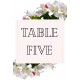 Apple Blossom1 Table Number