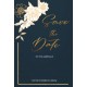 White Flowers1 Save the Date Card