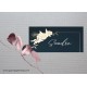 White Flowers1 Place Card