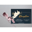 White Flowers1 Reception Card