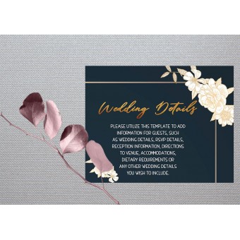 White Flowers1 Details Card
