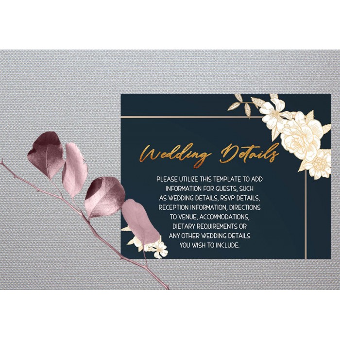 White Flowers1 Details Card