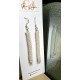 Long Cylindrical Earrings