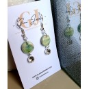 Kiwi Milkshake Dangly Earrings