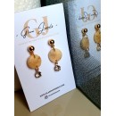Vanilla Milkshake Dangly Earrings