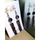 Multicolour Crystal Beads Drop Earrings