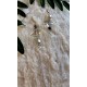 Big crystal white tassel