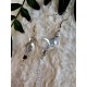 Big crystal white tassel