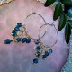 Blue Bicone Danglers