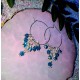 Blue Bicone Danglers