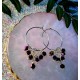 Burgundy Bicone Danglers