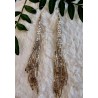 Silver Fringe Tassel Earrings