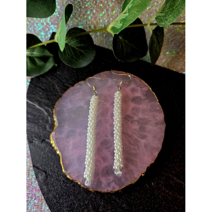 Long Cylindrical Earrings