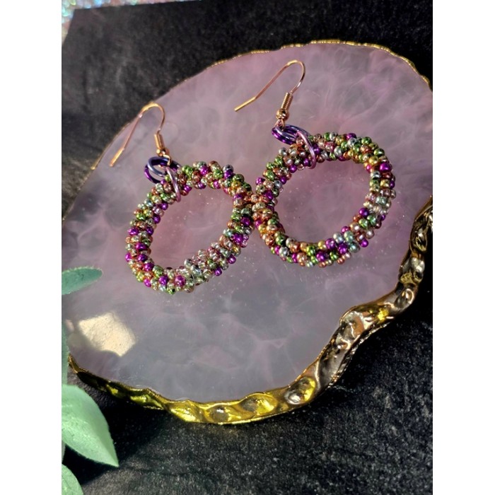 Colour pop Circle Earrings
